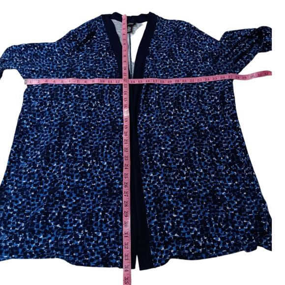 CATHERINES (ANYWEAR) Soft Knit Long‎ Open Jacket Cardigan 2X Office Career Work - Picture 4 of 8